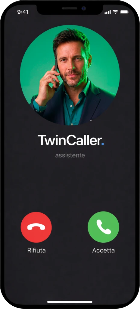 Schermata demo TwinCaller